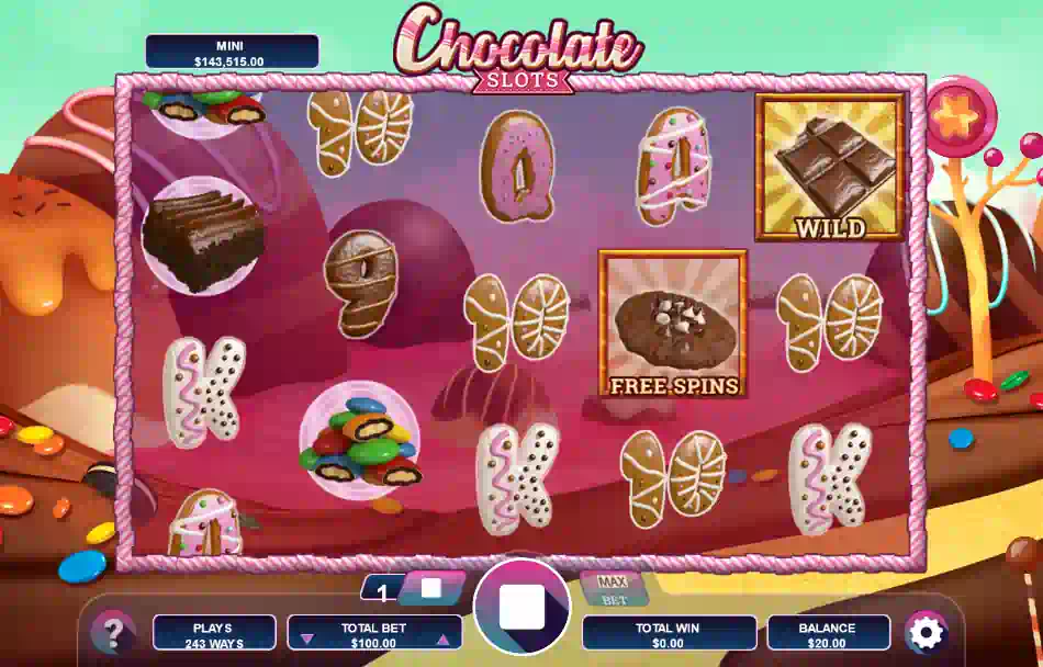 Chocolate Slots Screenshot