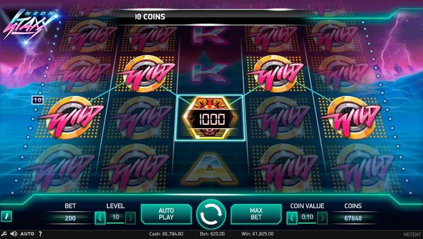 Neon Slots Themes Online