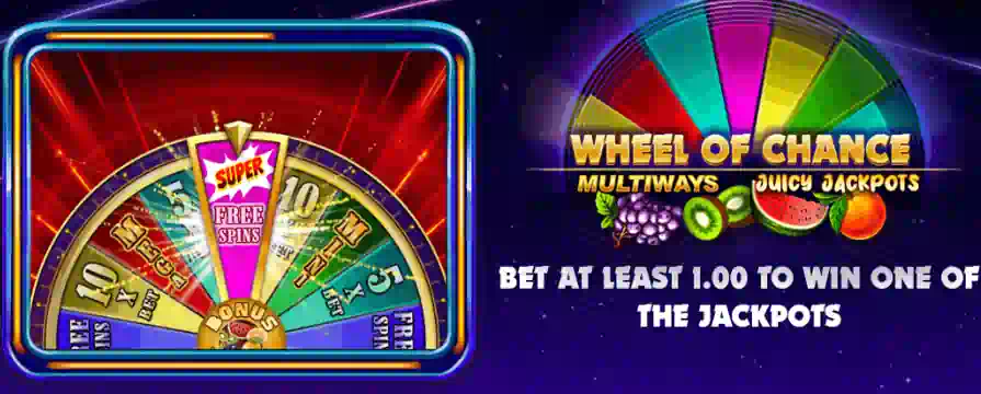 Wheel of Chance Juicy Jackpots Screenshot
